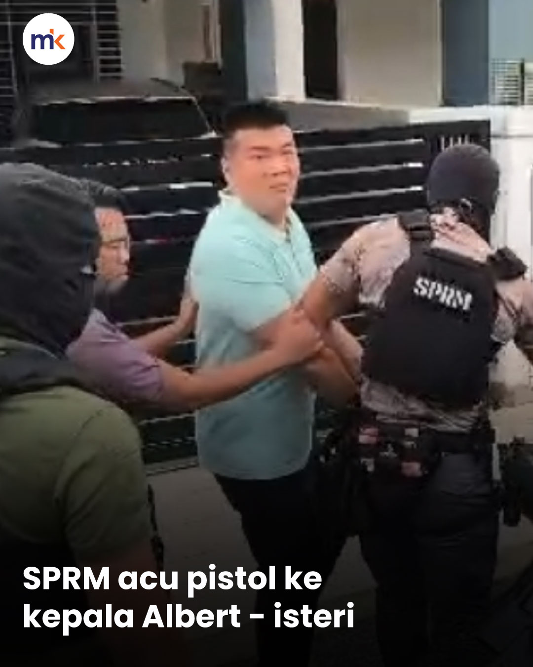 SPRM acu pistol ke kepala Albert - isteri