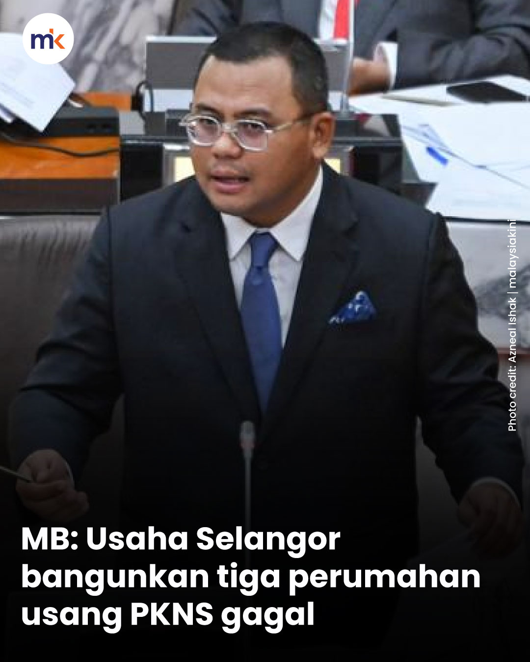 MB: Usaha Selangor bangunkan tiga perumahan usang PKNS gagal