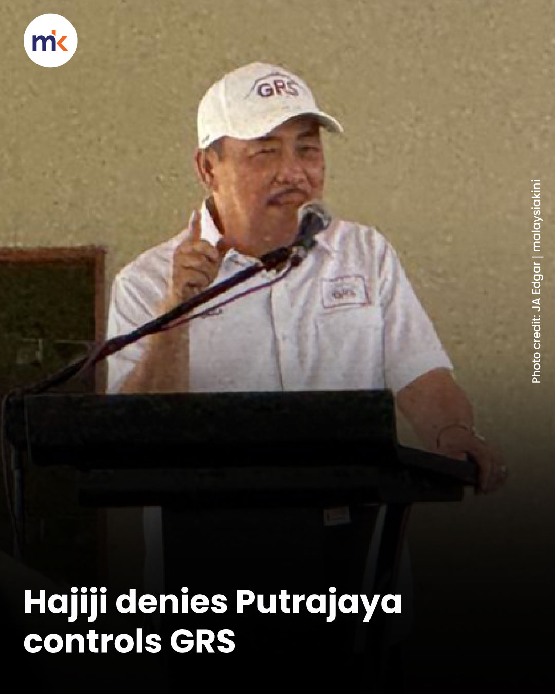 Hajiji denies Putrajaya controls GRS