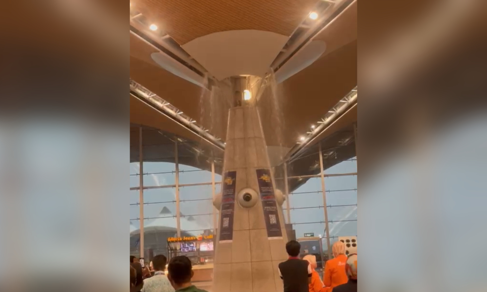 'Waterfall' in KLIA: MAHB cites contractor error during roofing works