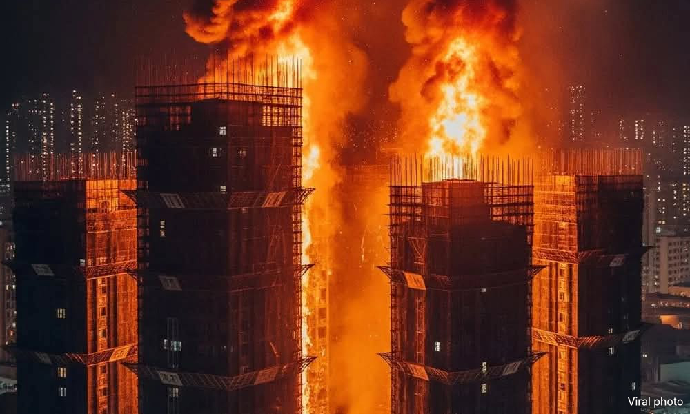 Kebakaran bangunan di Hong Kong berjaya dikawal secara berperingkat
