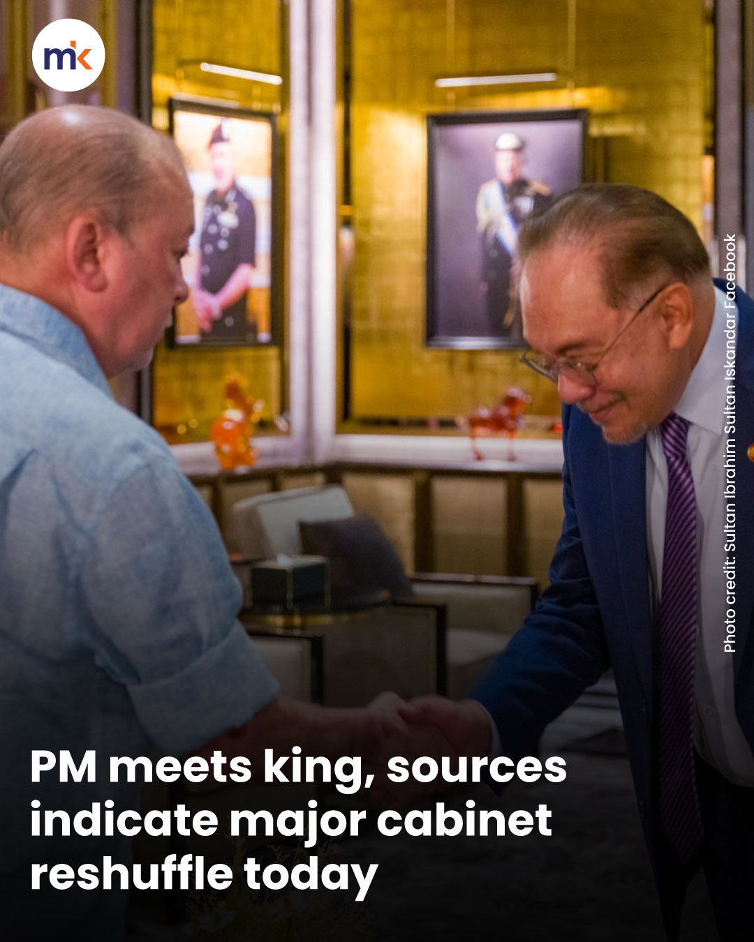 PM meets king, sources indicate major cabinet reshuffle today