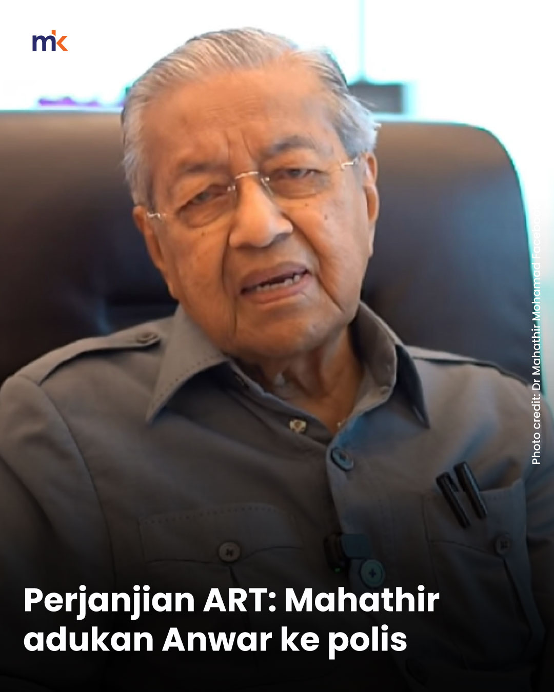 Perjanjian ART: Mahathir adukan Anwar ke polis