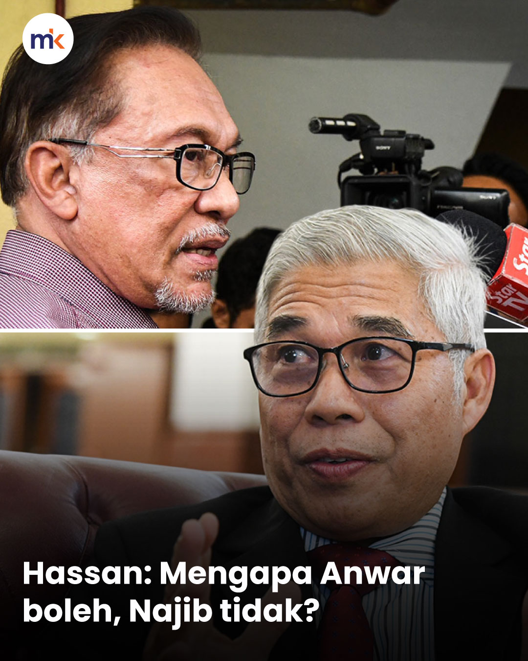 Hassan: Mengapa Anwar boleh, Najib tidak?