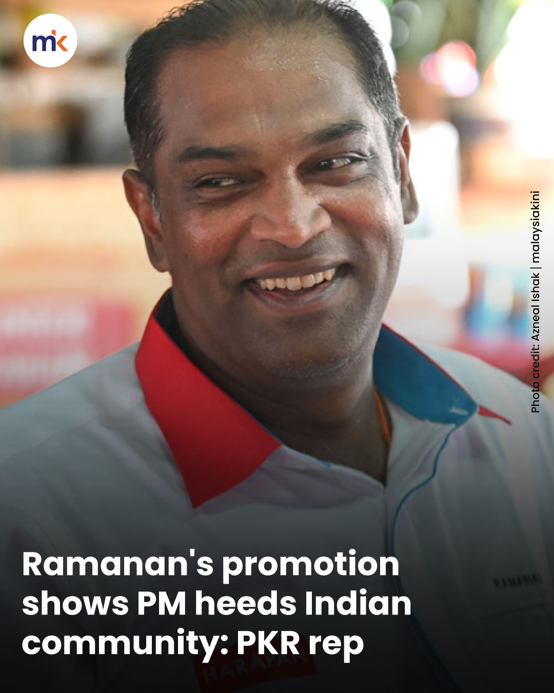 Ramanan's promotion shows PM heeds Indian community: PKR rep