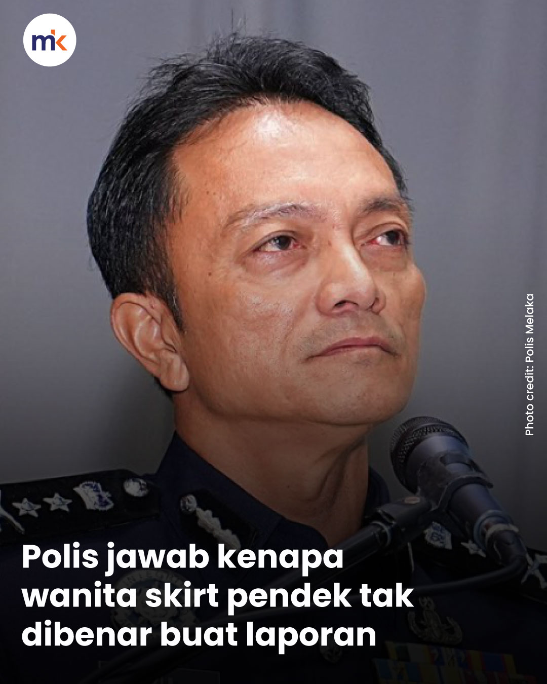 Polis jawab kenapa wanita skirt pendek tak dibenar buat laporan