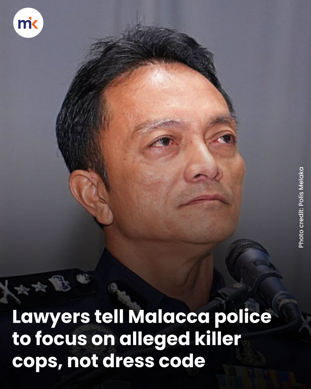 Lawyers tell Malacca police to focus on alleged killer cops, not dress code