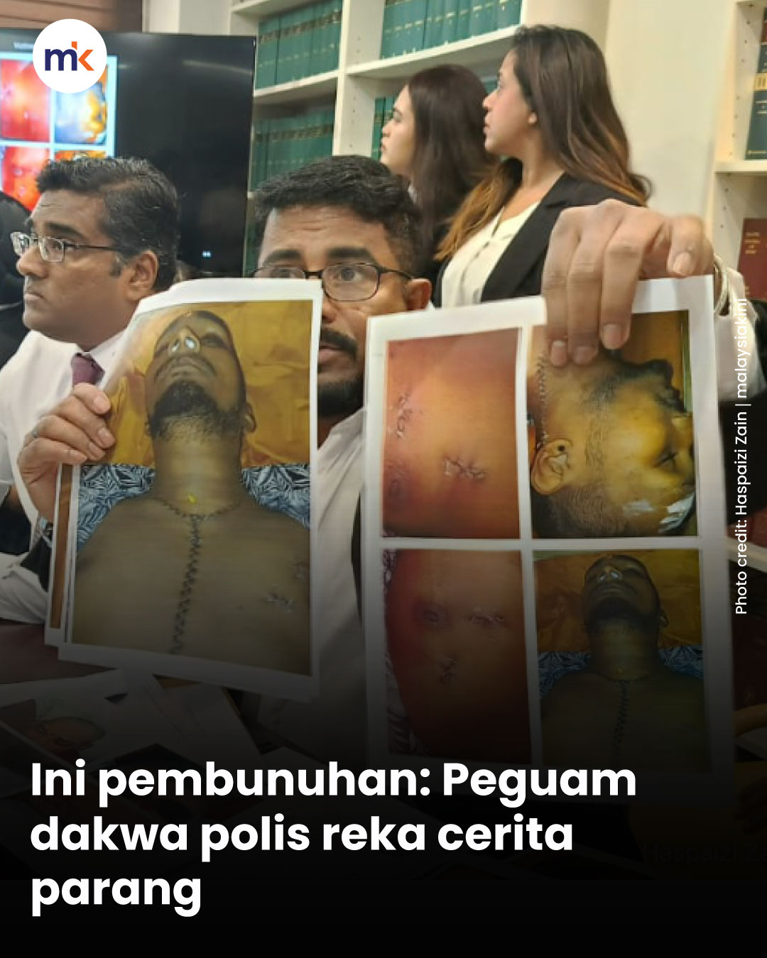 Ini pembunuhan: Peguam dakwa polis reka cerita parang