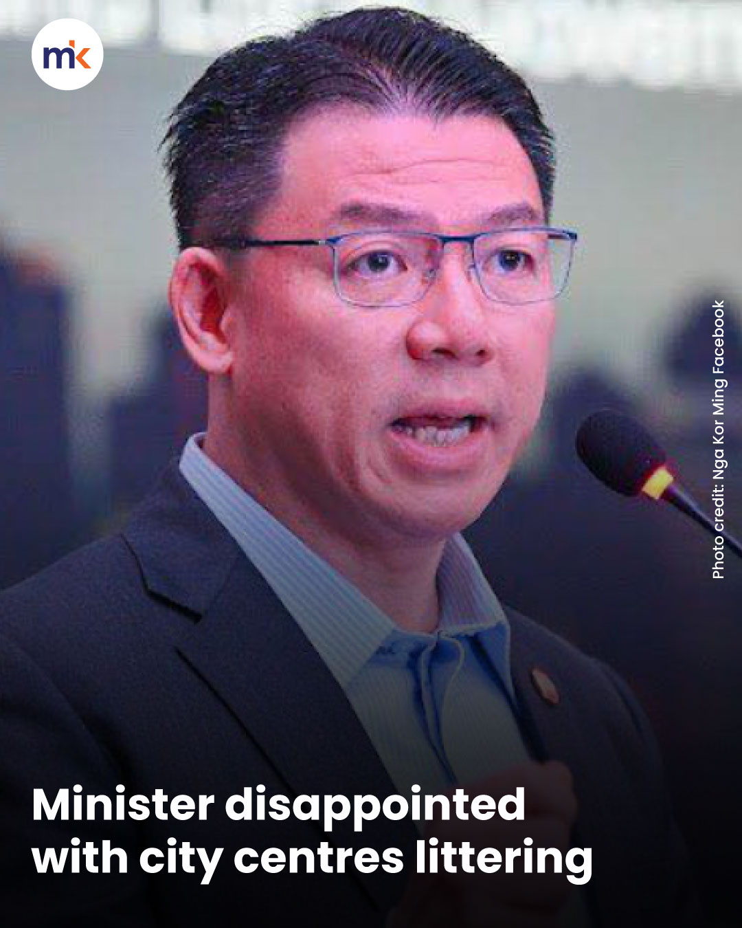 Minister disappointed with city centres littering