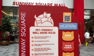 Sunway Square tarik balik dasar mesra haiwan 