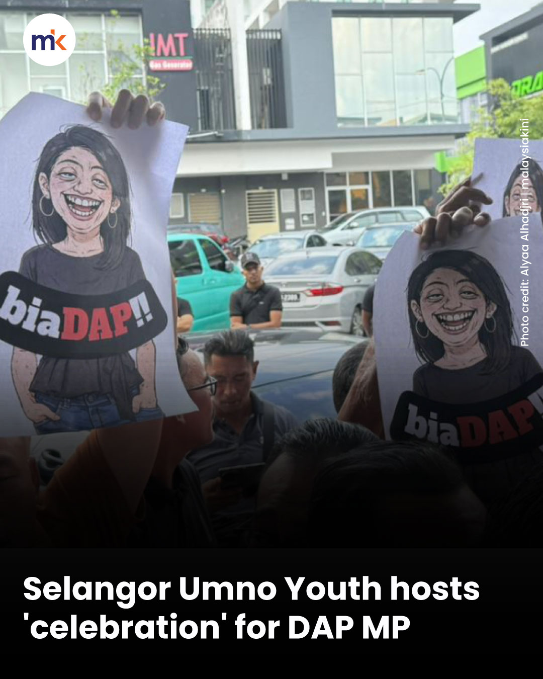 Selangor Umno Youth hosts 'celebration' for DAP MP