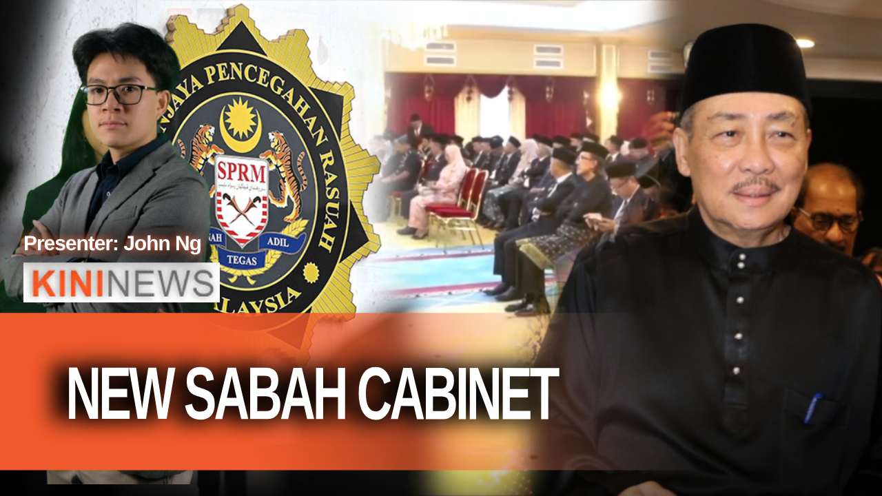 #KiniNews: Hajiji's new cabinet sworn in; MACC feared Albert would 'destroy' evidence - source