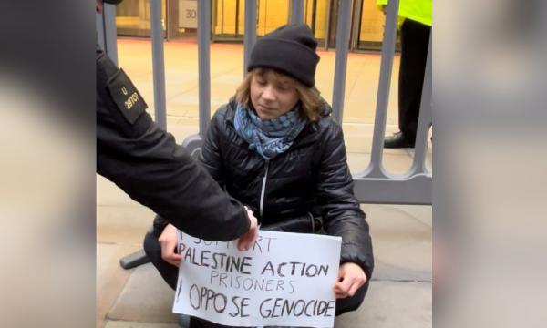 Thunberg arrested at London protest over Palestine Action hunger strikers