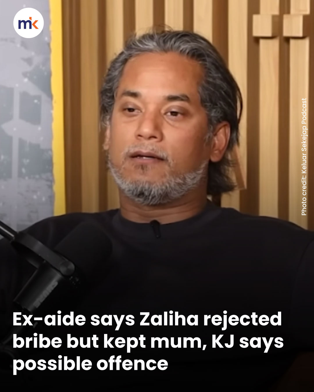 Ex-aide says Zaliha rejected bribe but kept mum, KJ says possible offence