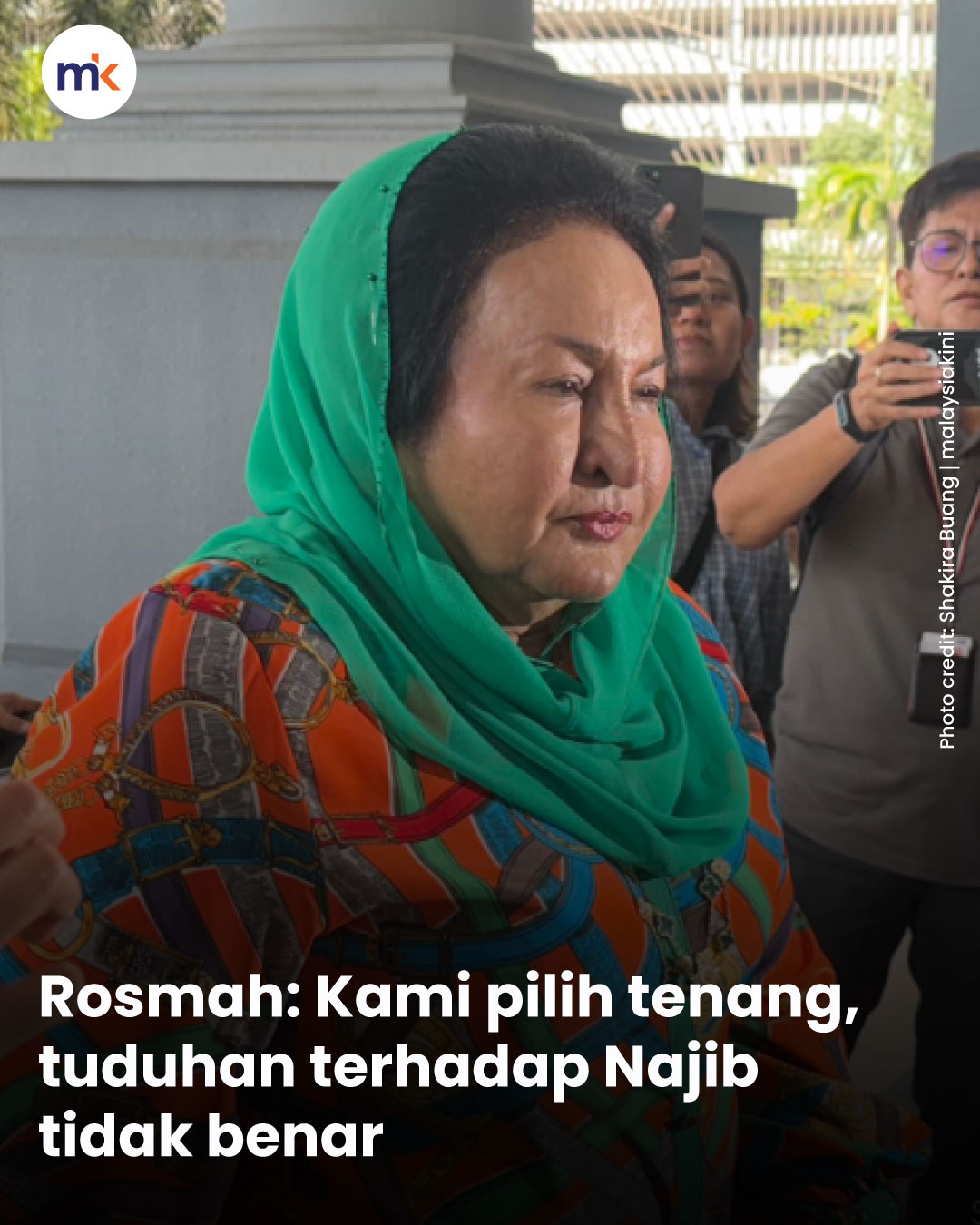 Rosmah: Kami pilih tenang, tuduhan terhadap Najib tidak benar