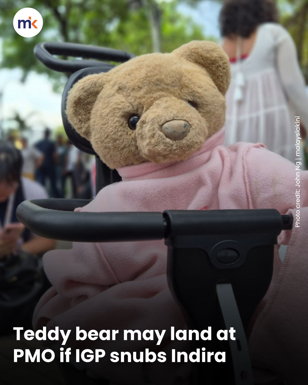 Teddy bear may land at PMO if IGP snubs Indira