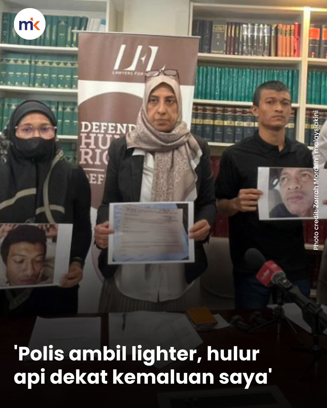 'Polis ambil lighter, hulur api dekat kemaluan saya'