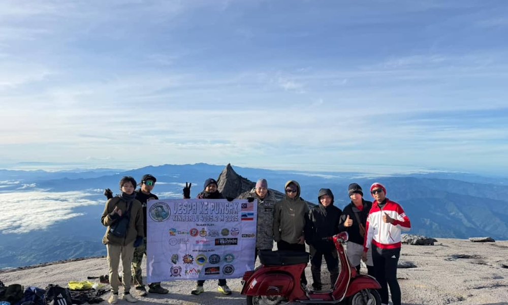 Vespa tawan puncak Gunung Kinabalu