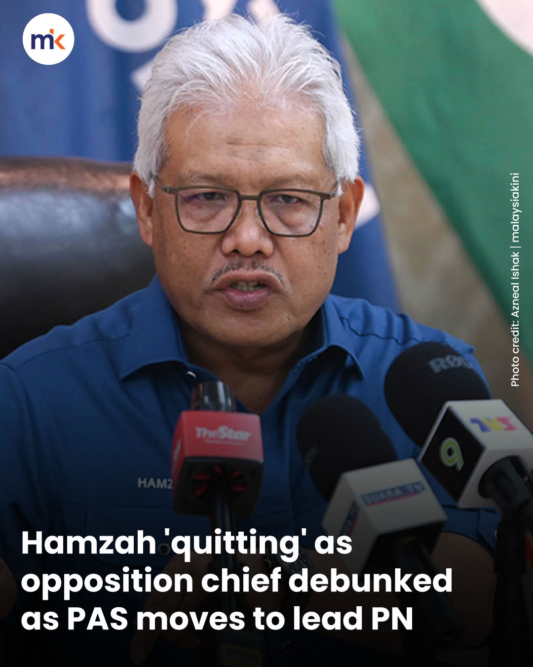 Hamzah 'quitting' as opposition chief debunked as PAS moves to lead PN
