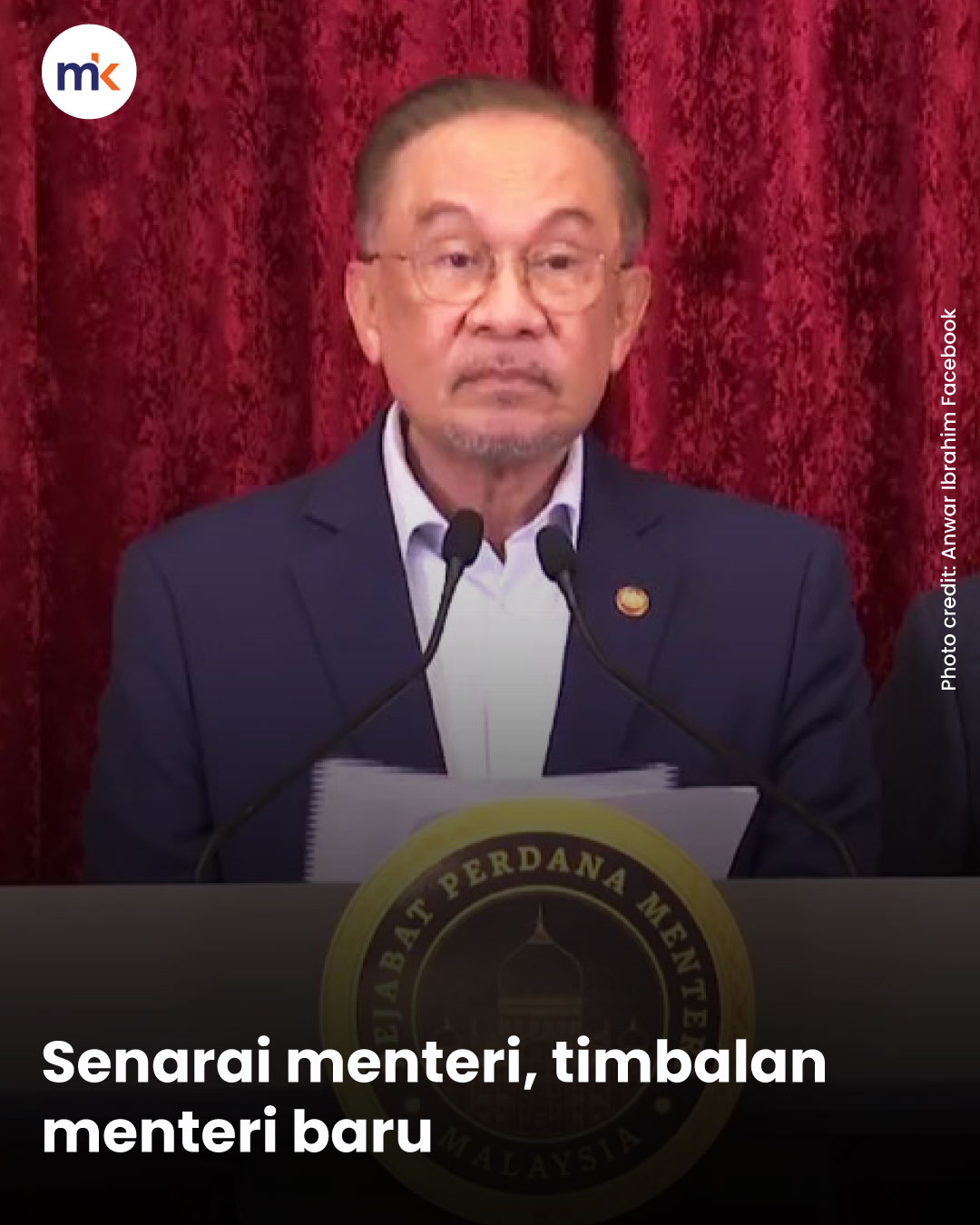 Senarai menteri, timbalan menteri baru