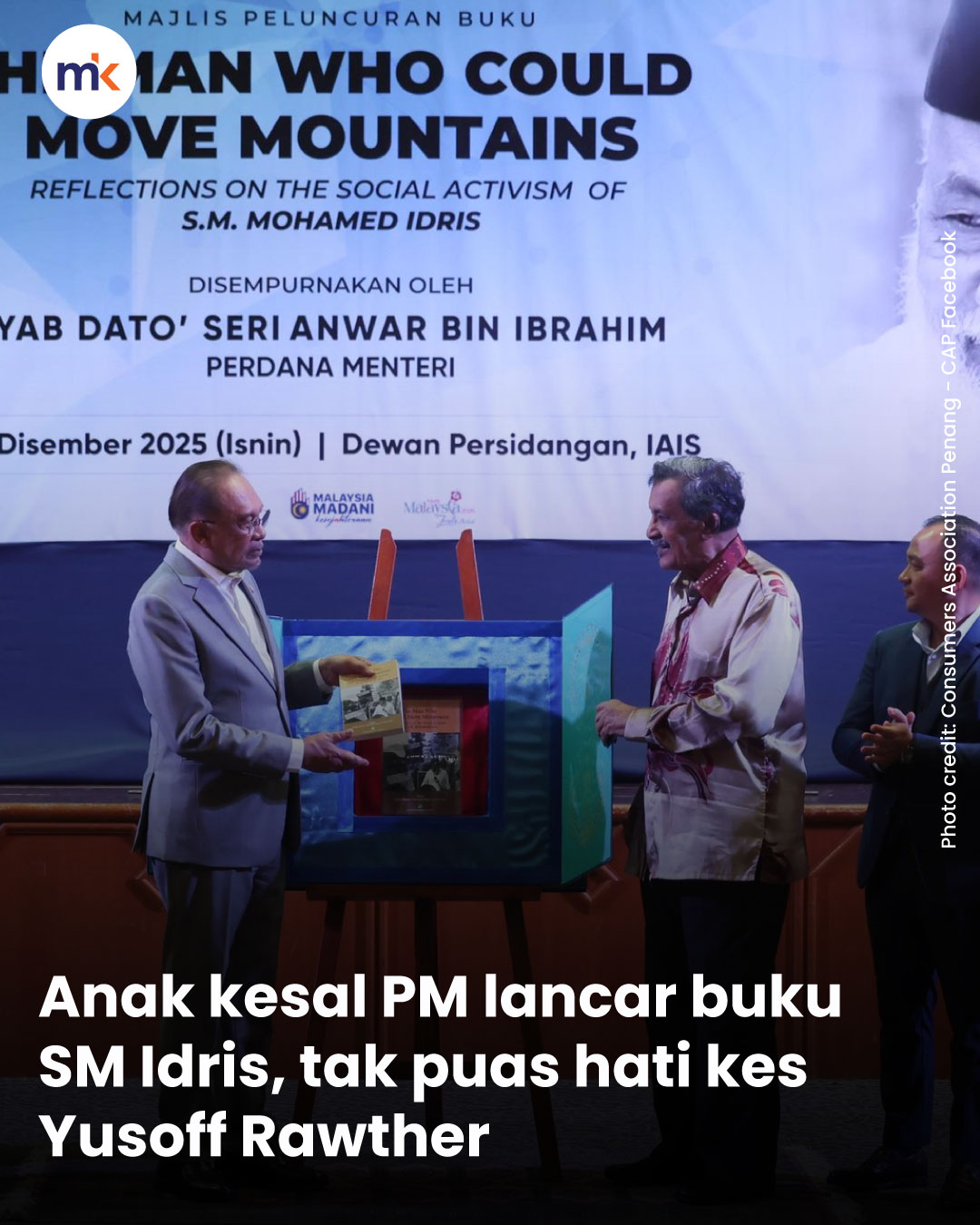 Anak kesal PM lancar buku SM Idris, tak puas hati kes Yusoff Rawther