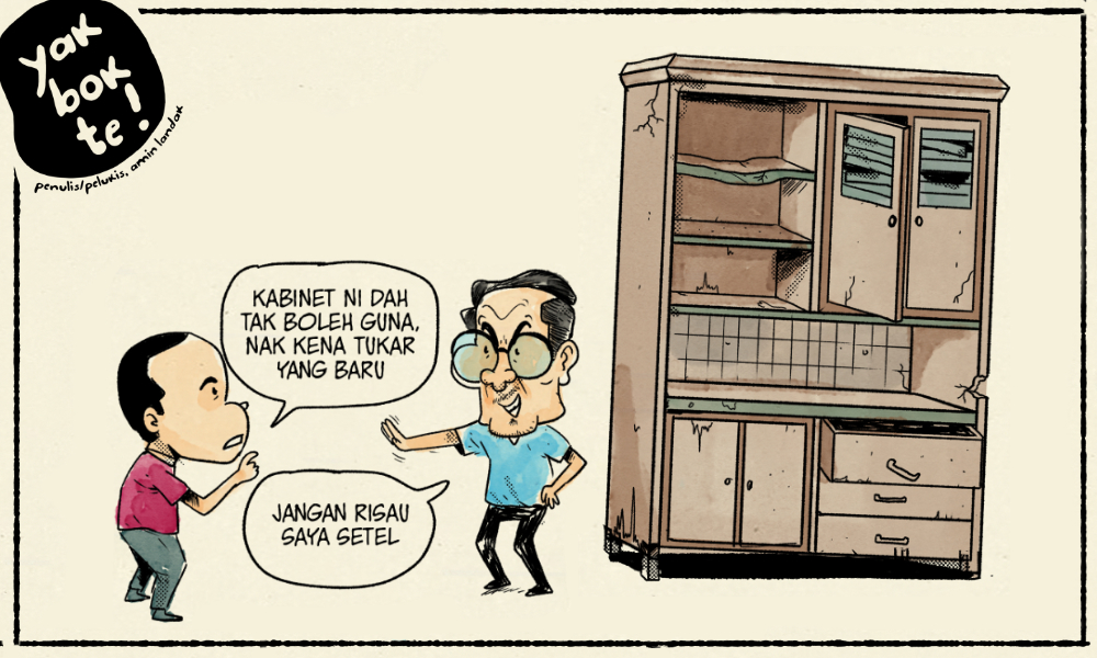 CARTOONKINI | Fixing up the cabinet