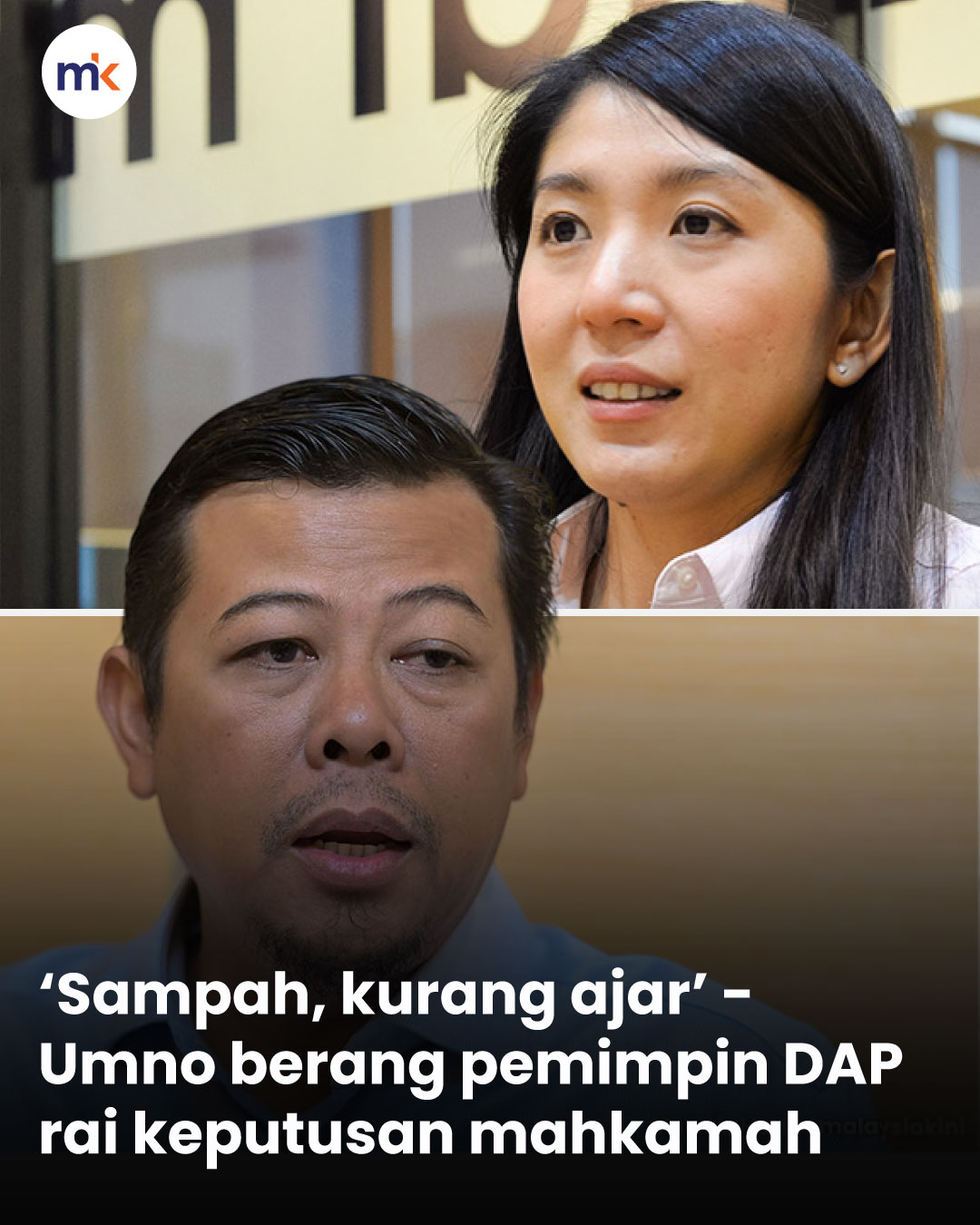 ‘Bebal, sampah, kurang ajar’ - Umno berang DAP rai keputusan mahkamah