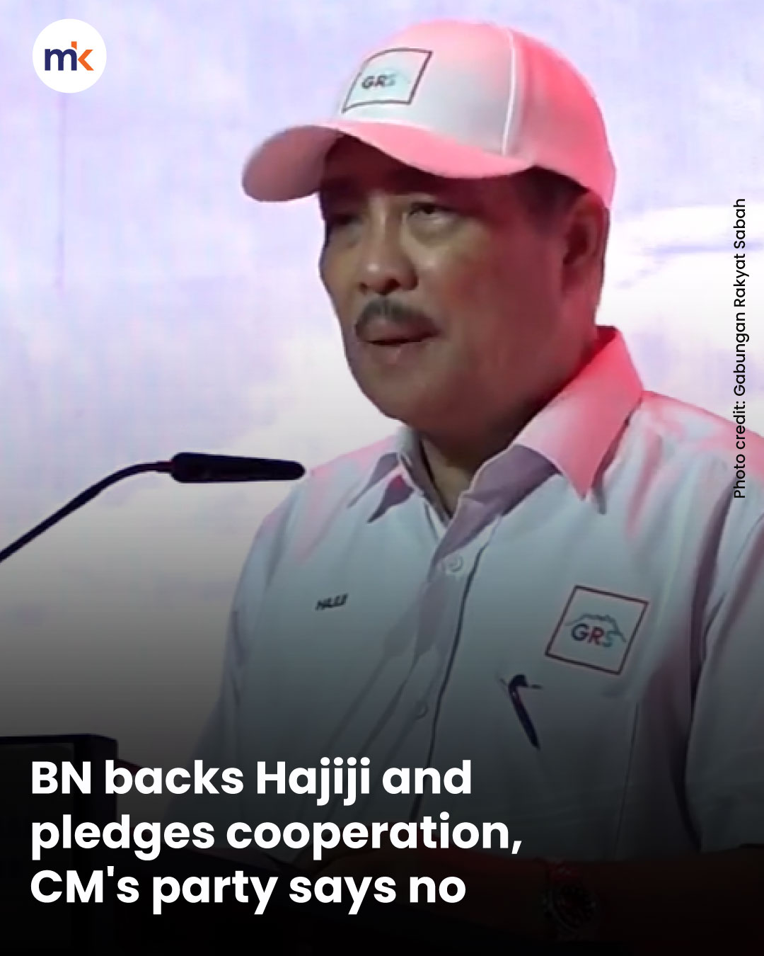 BN backs Hajiji and pledges cooperation, CM's party says no