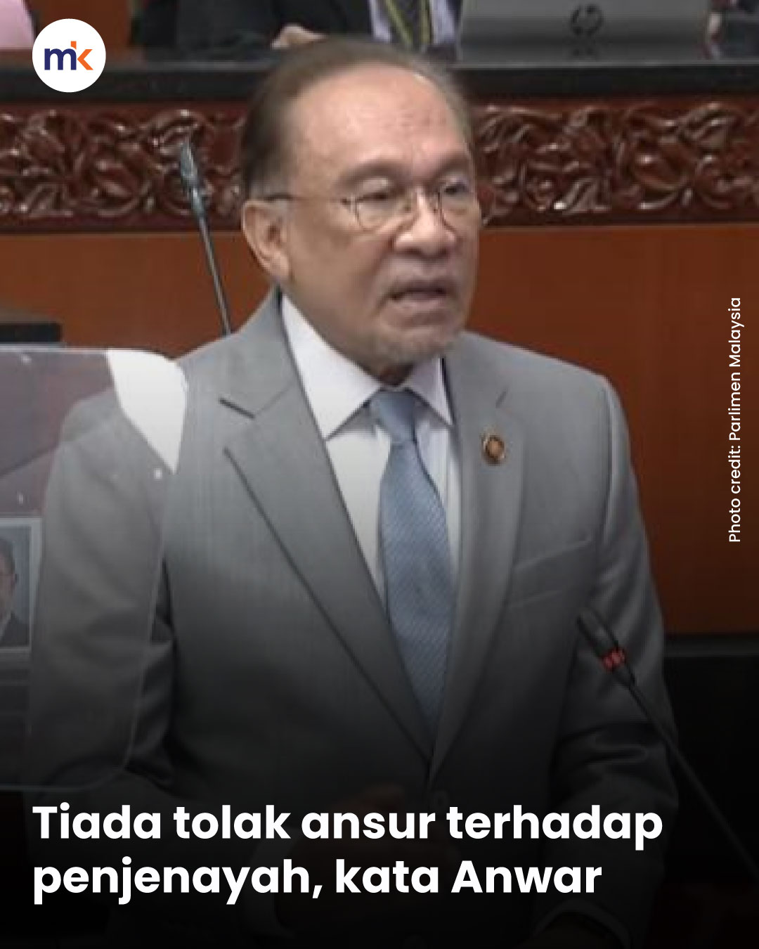 Tiada tolak ansur terhadap penjenayah, kata Anwar