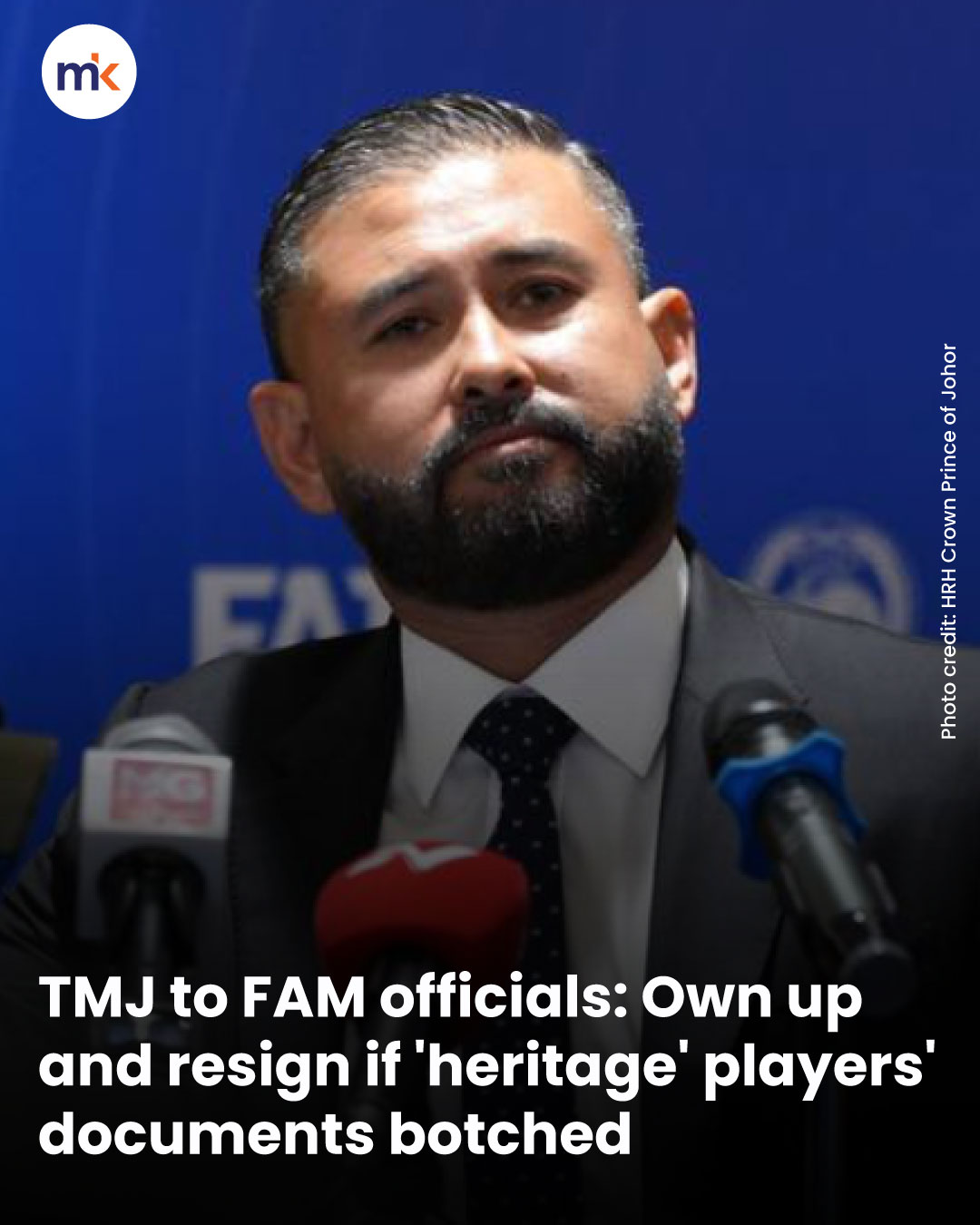TMJ to FAM officials: Own up and resign if 'heritage' players' documents botched