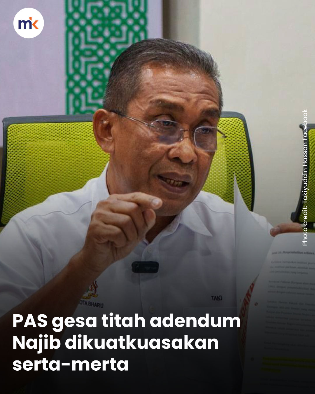 PAS gesa titah adendum Najib dikuatkuasakan serta-merta