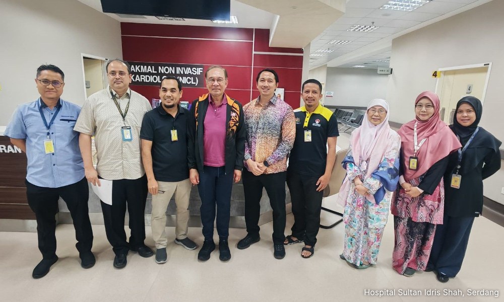 Anwar jalani pemeriksaan di Hospital Serdang, kesihatan memberangsangkan