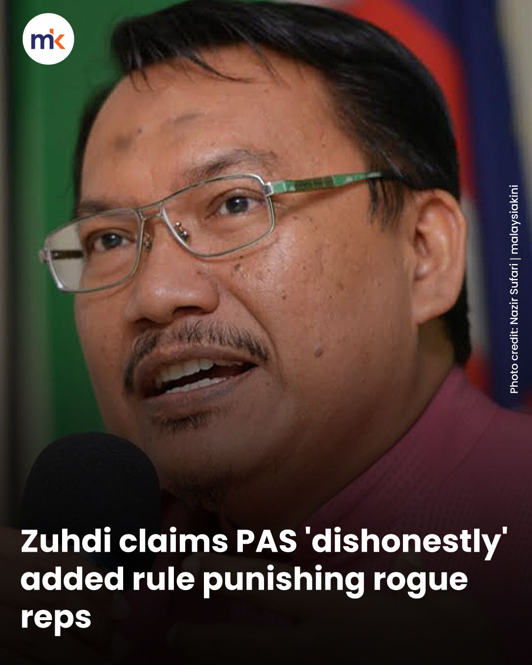 Zuhdi claims PAS 'dishonestly' added rule punishing rogue reps
