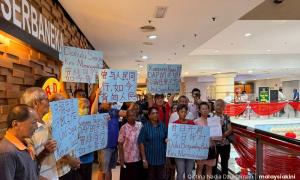 巴板村民赴雪行动党大会抗议，抨“曾经同行如今背弃”