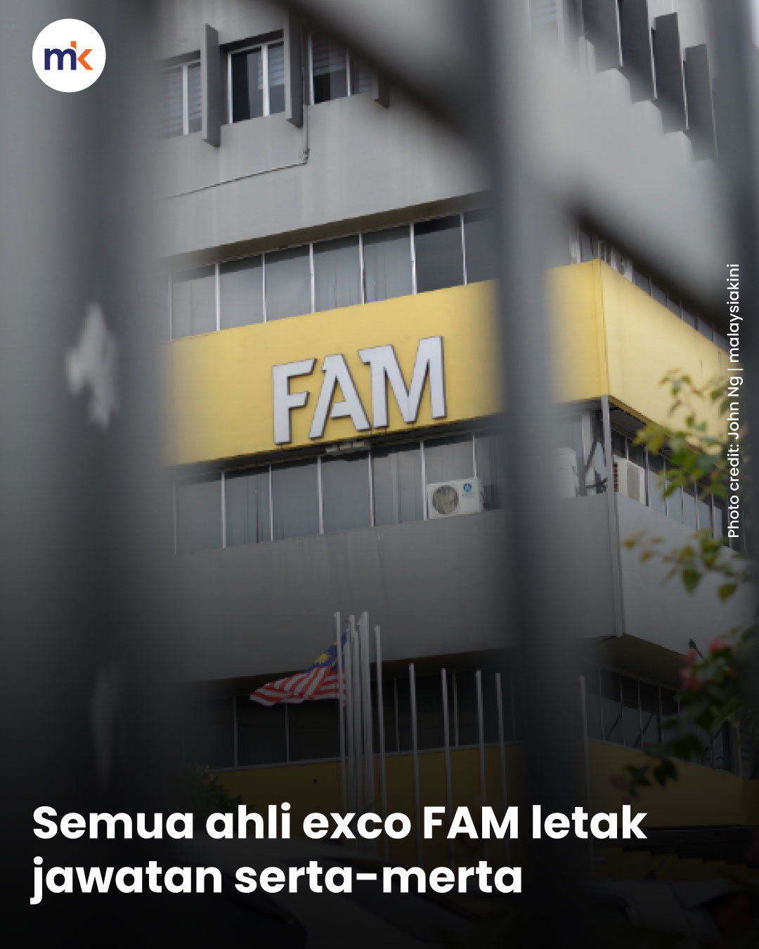 Semua ahli exco FAM letak jawatan serta-merta