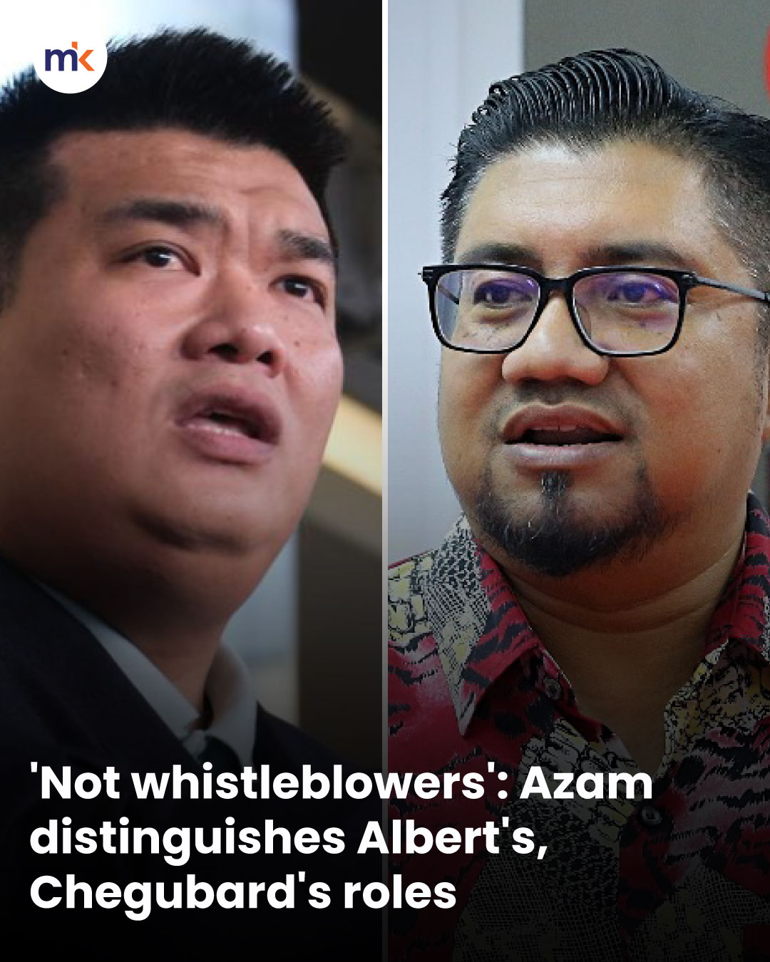 'Not whistleblowers': Azam distinguishes Albert's, Chegubard's roles