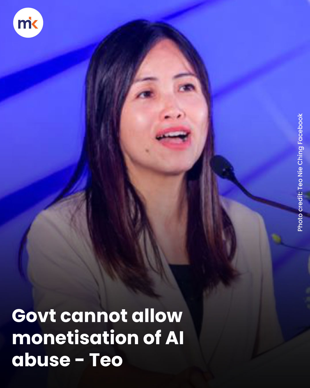 Govt cannot allow monetisation of AI abuse - Teo