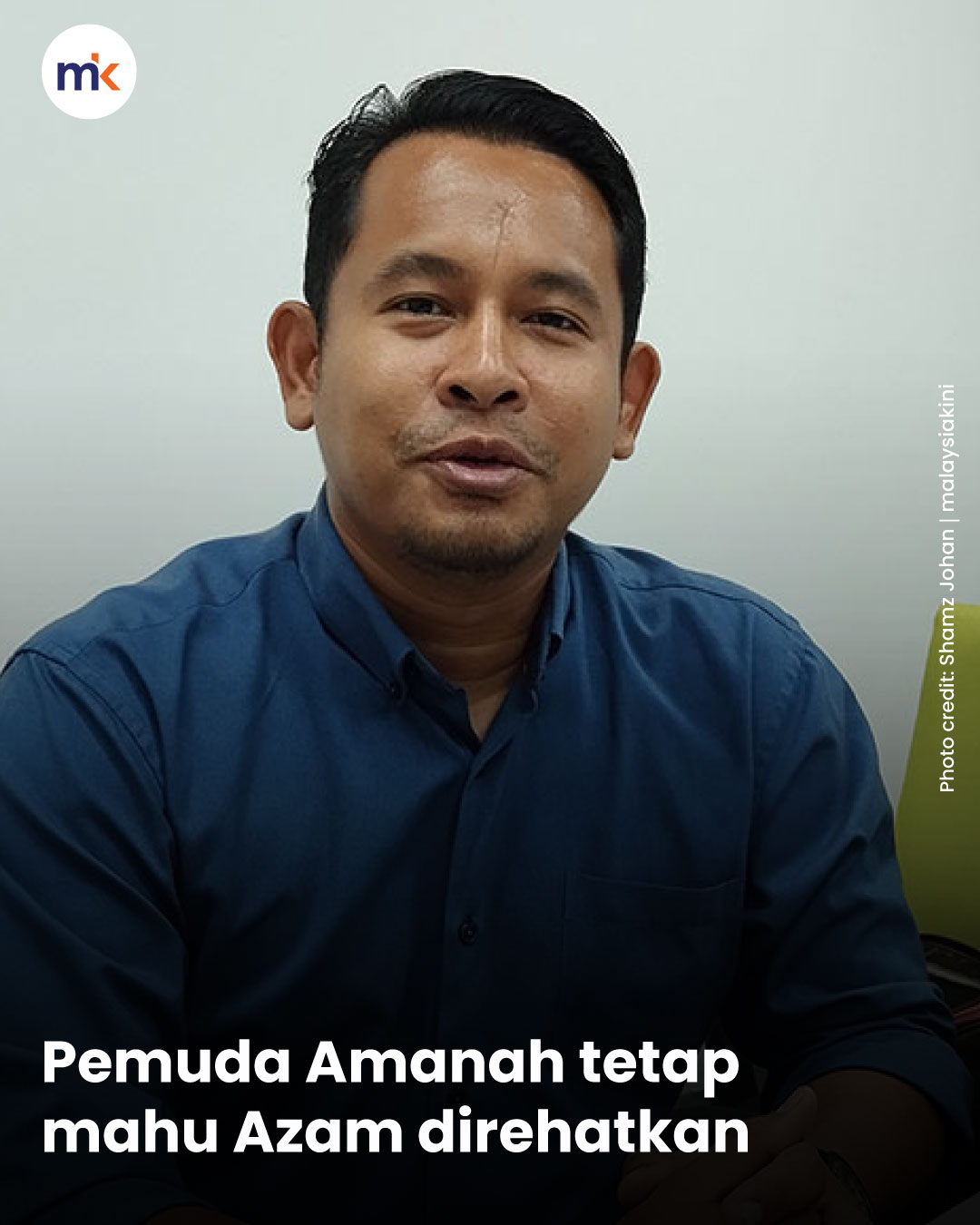 Pemuda Amanah tetap mahu Azam direhatkan