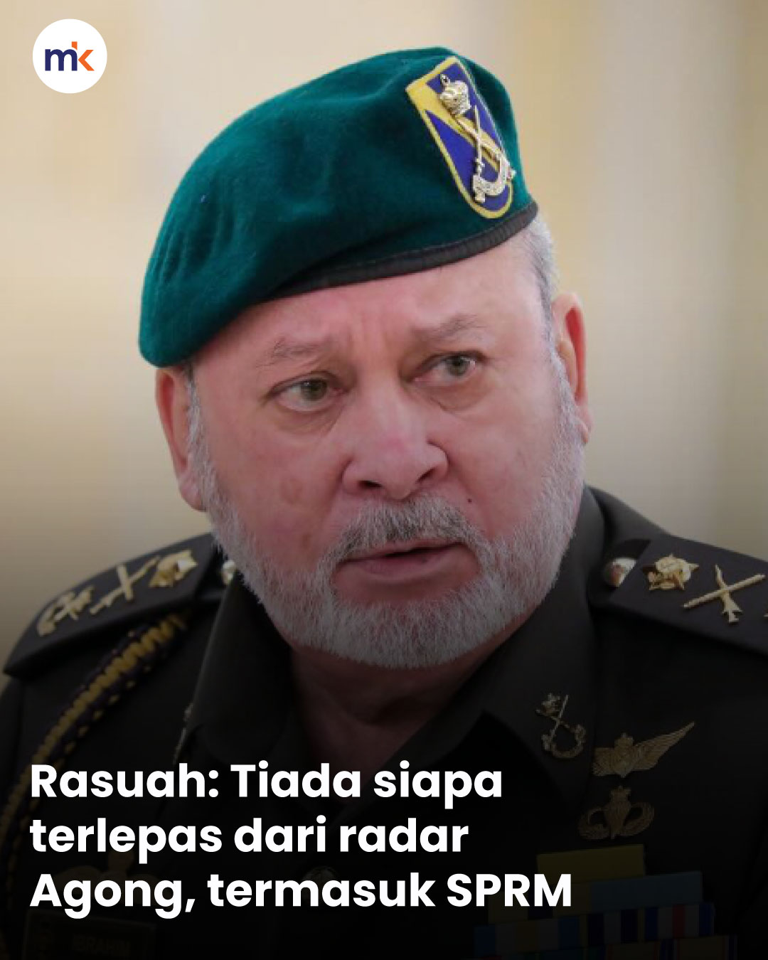 Rasuah: Tiada siapa terlepas dari radar Agong, termasuk SPRM