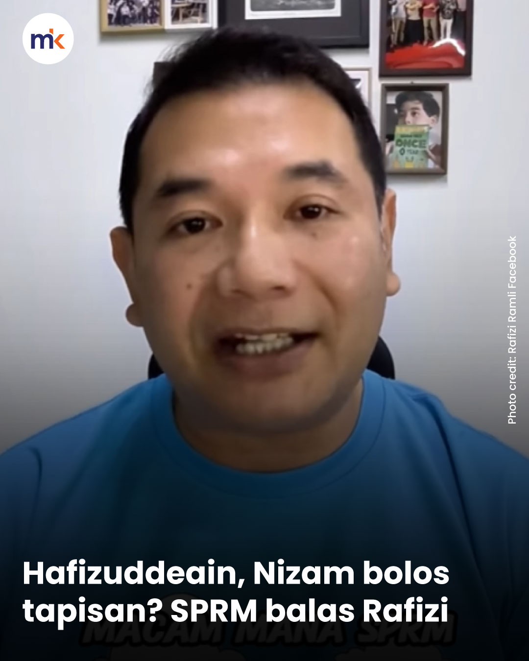Hafizuddeain, Nizam bolos tapisan? SPRM balas Rafizi