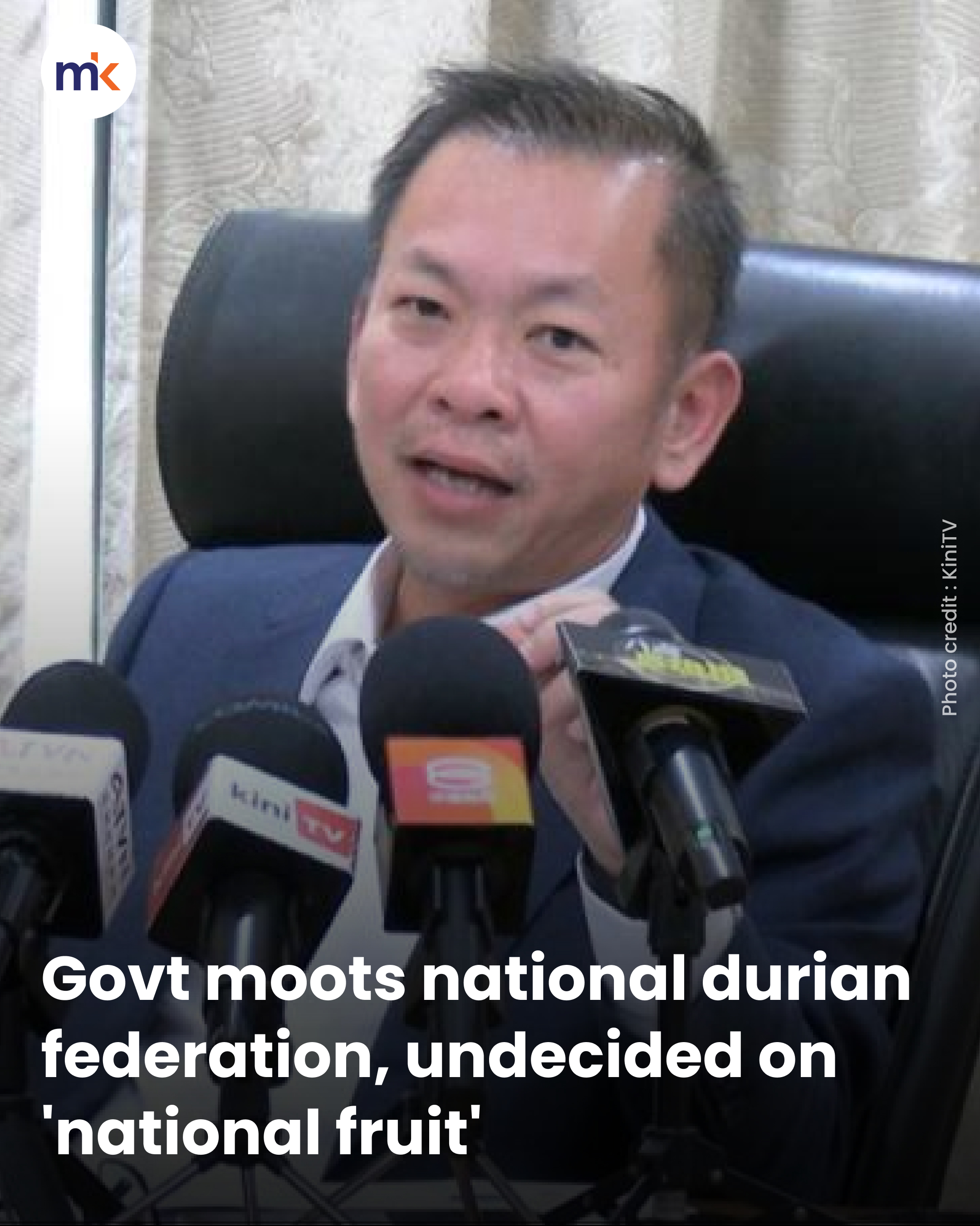Govt moots national durian federation, undecided on 'national fruit'