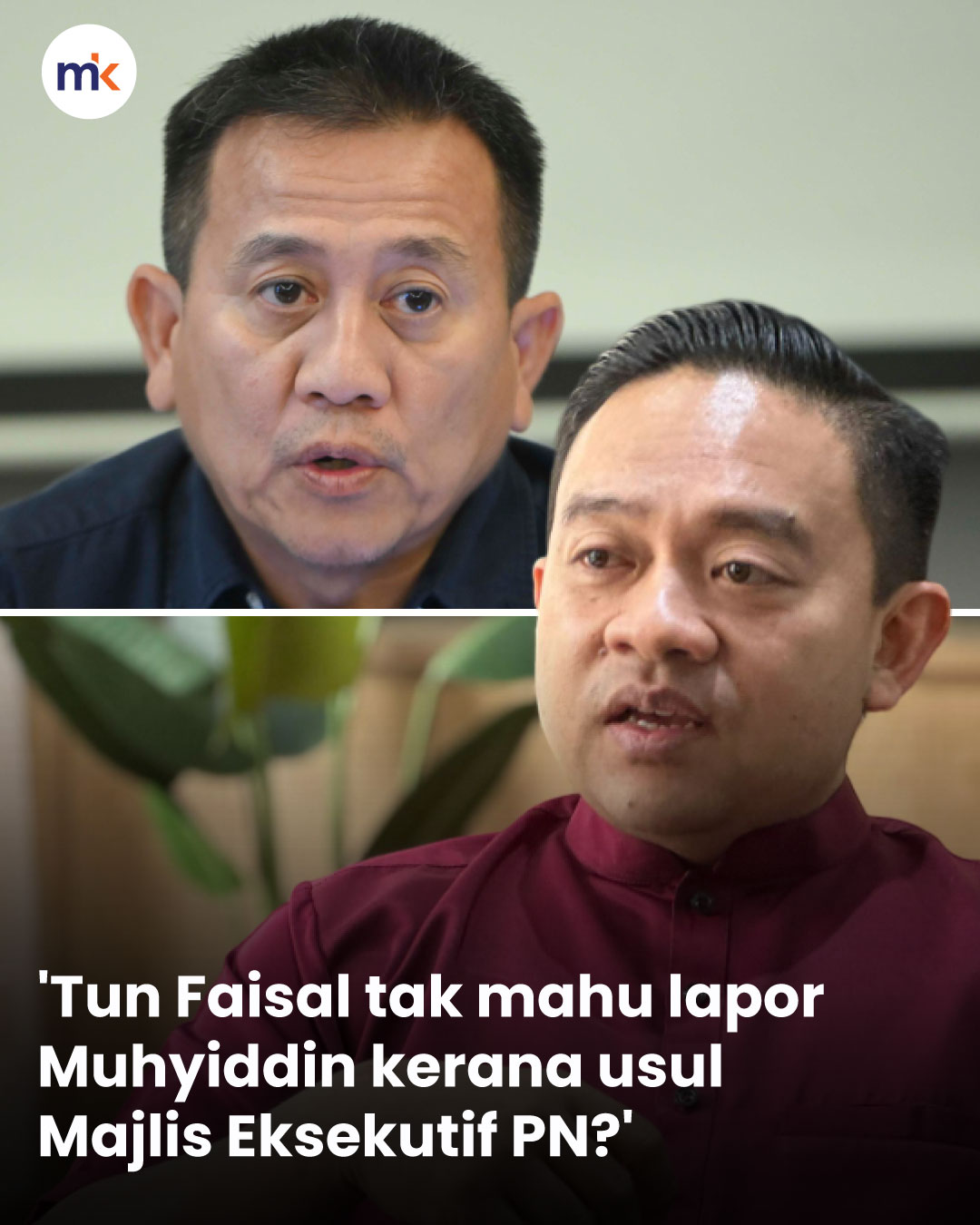'Tun Faisal tak mahu lapor Muhyiddin kerana usul Majlis Eksekutif PN?'
