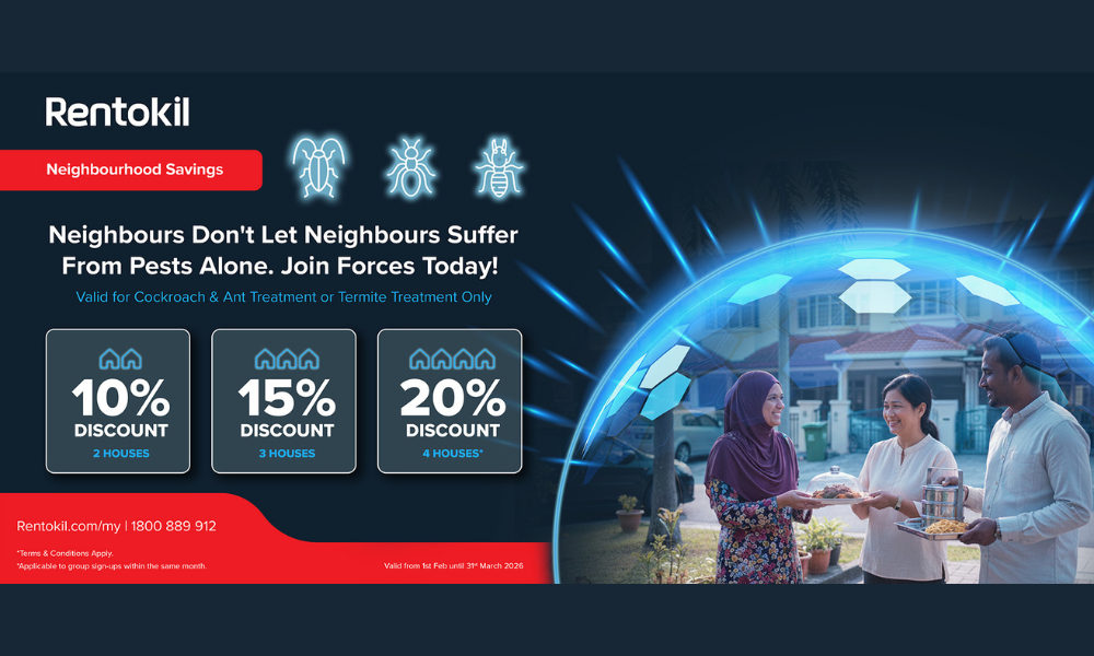 Save up to 20% with Rentokil’s Neighbourhood Pest Control Promo