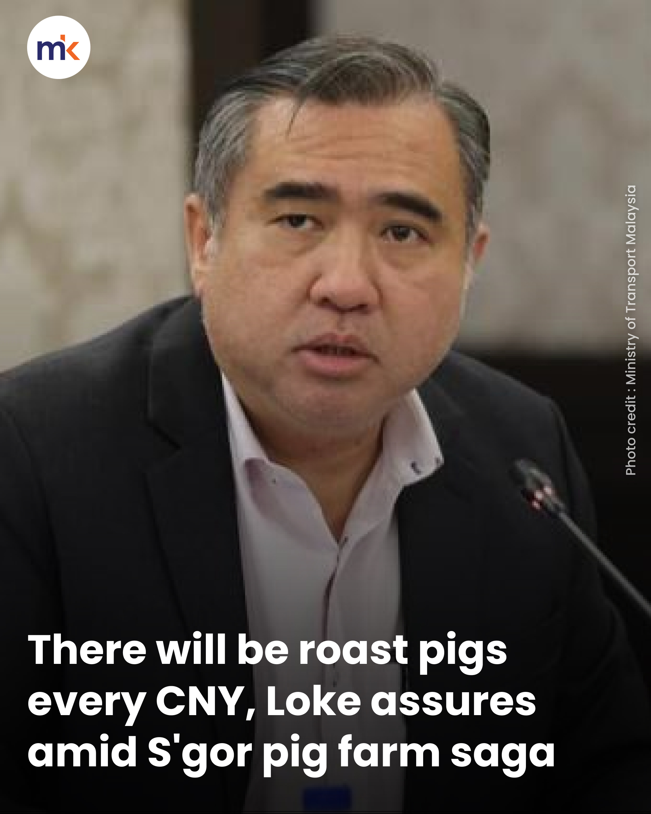 There will be roast pigs every CNY, Loke assures amid S'gor pig farm saga