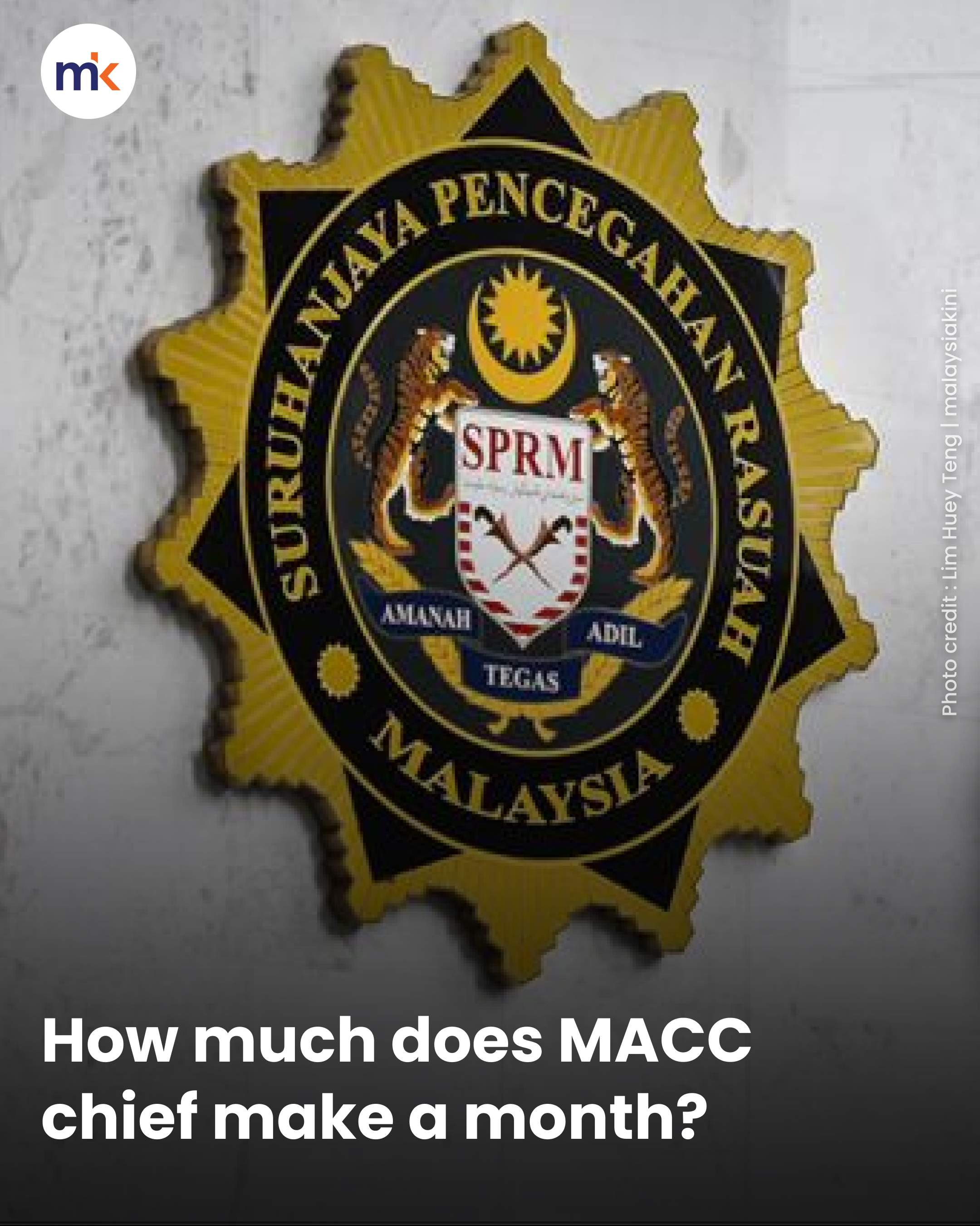 How much does MACC chief make a month?