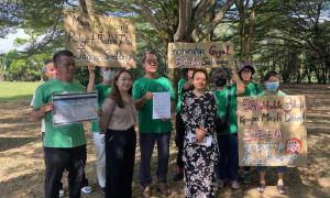 煤炭山居民呈请愿书，促雪政府撤焚化炉计划