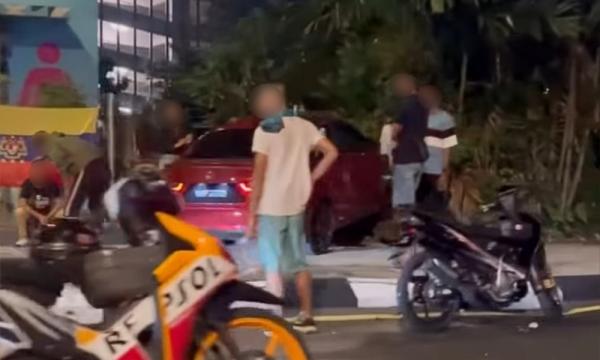 Polis tahan pemandu rempuh penunggang motosikal hingga putus kaki