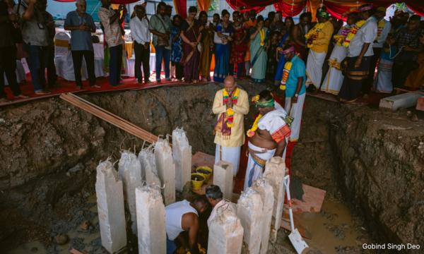 Gobind Singh sertai upacara pecah tanah kuil Jalan Munshi Abdullah