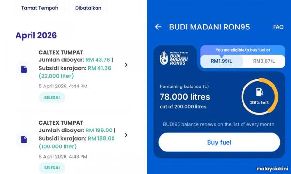 Kuota Budi95 lesap: Stesen petrol akui pembeli tak tunjuk MyKad