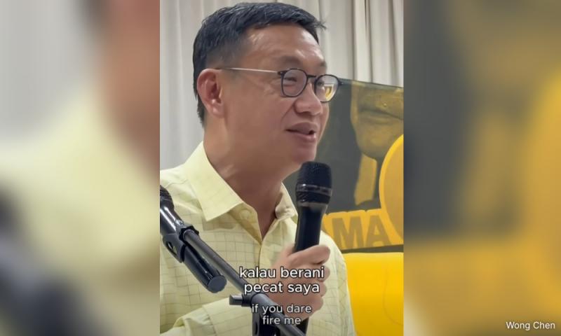 'Kalau berani pecat saya' - Wong Chen cabar PKR 